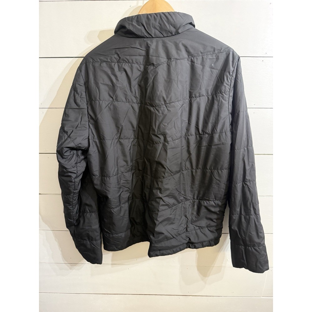 North Face Puffer Jacket Men's Medium Black Full Zip Insulated Lightweight - Picture 4 of 6